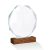 MÉDAILLON trophée – SOCLE BOIS TAILLE : 200 X 200 MM